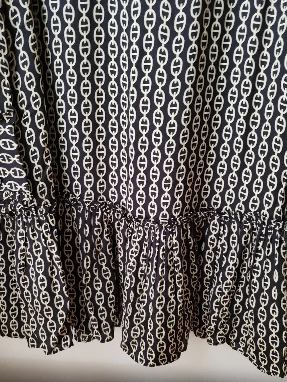 J. Crew Amelia Shirt Dress With Ruffle Hem